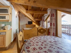 Room - Loft studio 4 pers 3* in Valloire with balcony (Valloire)