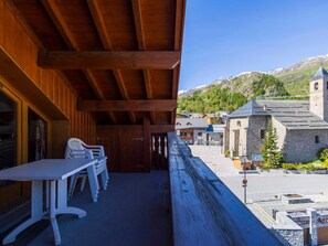 Outdoor dining - Loft studio 4 pers 3* in Valloire with balcony (Valloire)