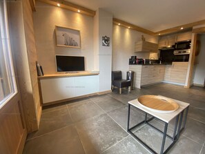 Interior - Renovated studio for 4 with balcony in Grand-Bornand (Le Grand-Bornand)