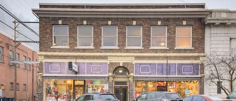 Façade de l’hébergement