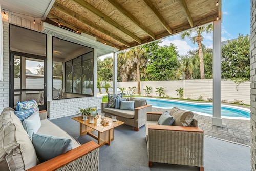 Beachside Oasis: Heated Pool + Game Room Fun