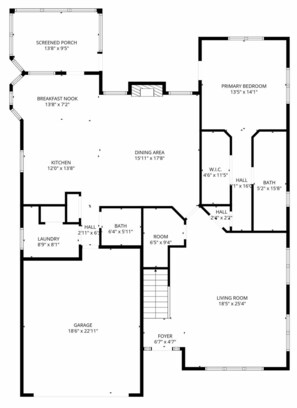 Floor plan - Beachside Oasis: Heated Pool + Game Room Fun (Jacksonville Beach)