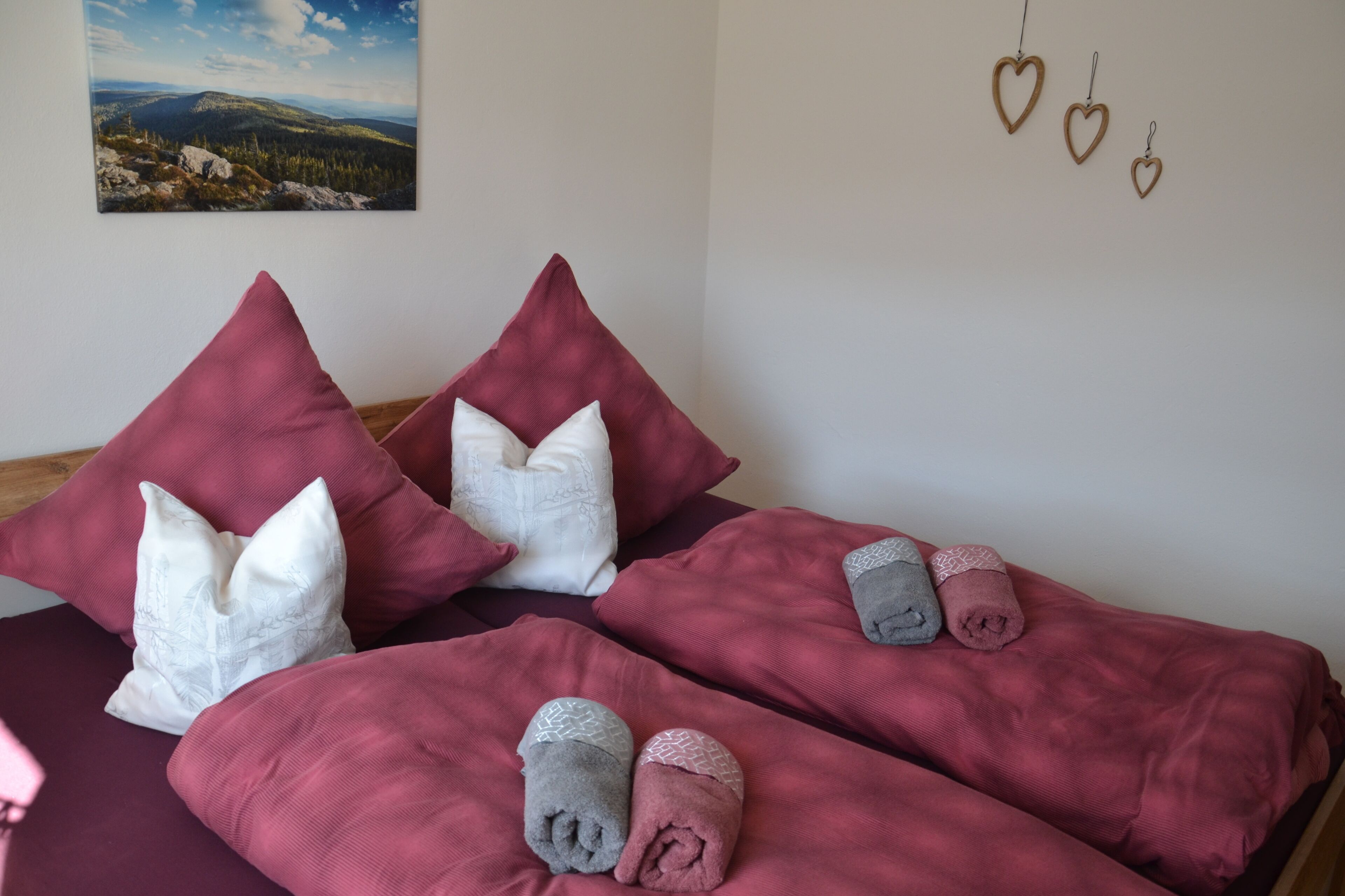 2 Schlafzimmer, Reisekinderbett, kostenloses WLAN, Bettwäsche