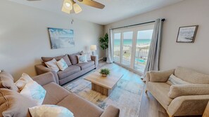 Living area - Seacrest 601ab 3 Bedroom Condo (Fort Walton Beach)