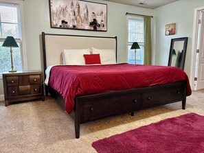 4 dormitorios, tabla de planchar con plancha, wifi y ropa de cama