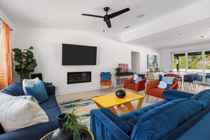 บ้านพัก, หลายเตียง, ใช้สระว่ายน้ำได้, วิวภูเขา (Casa Catalina) | บริเวณนั่งเล่น