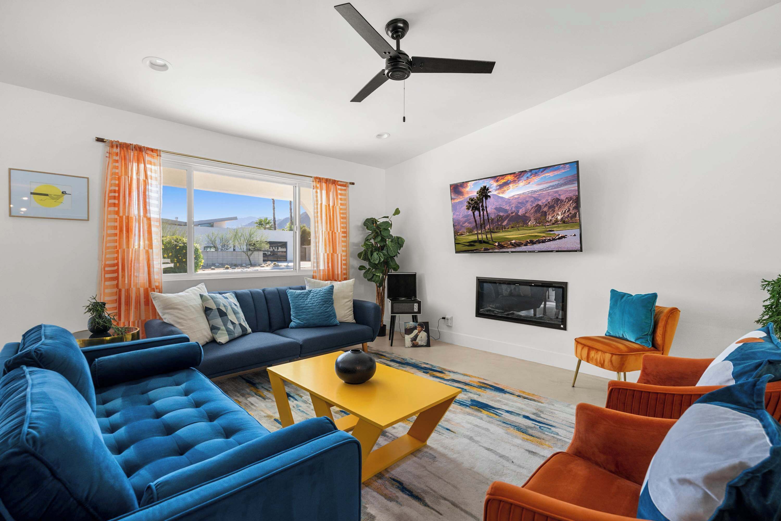 บ้านพัก, หลายเตียง, ใช้สระว่ายน้ำได้, วิวภูเขา (Casa Catalina) | บริเวณนั่งเล่น