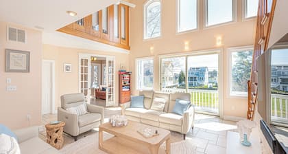 Dockside Daydream - Beautiful 4 Bed, 3.5 Bath South Bethany Beach Home with elevator only 1/2 mile walk to the beach with canal access and views