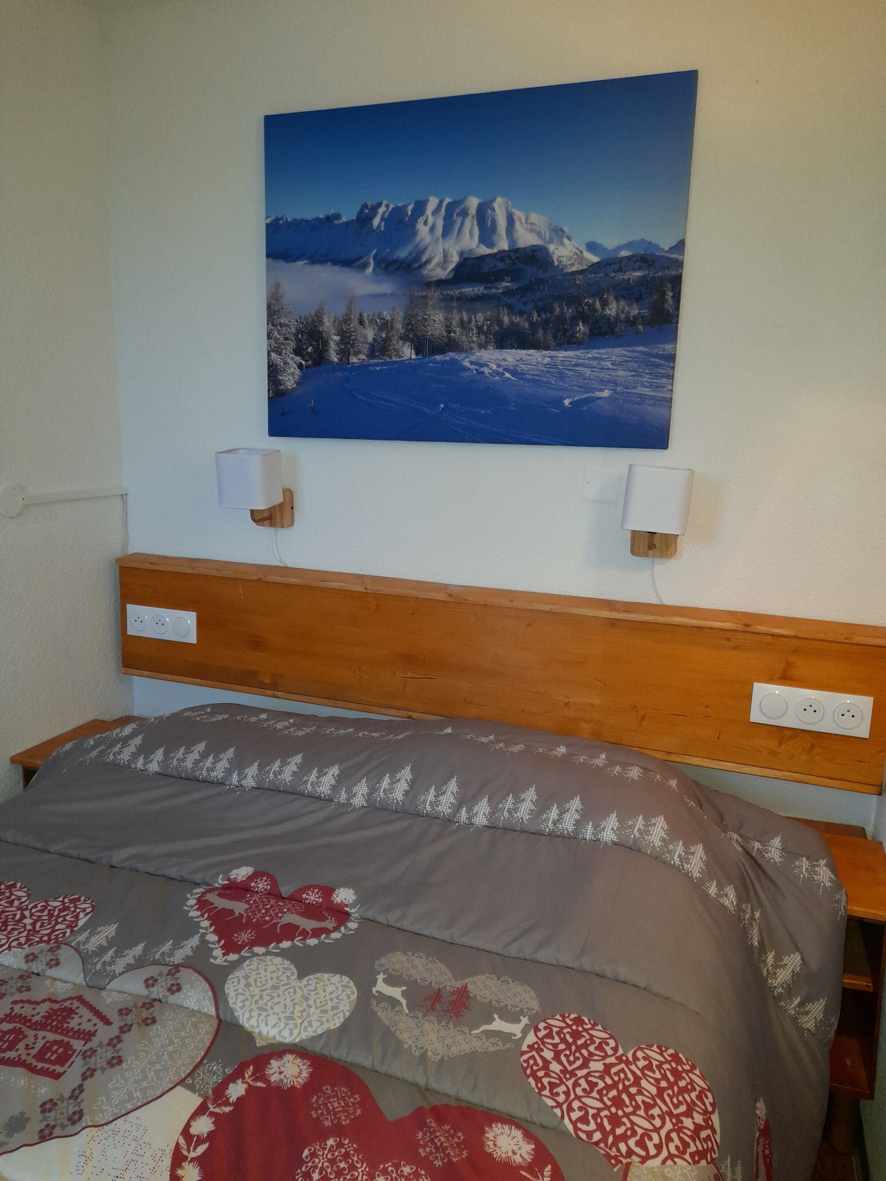 1 chambre, lit parapluie