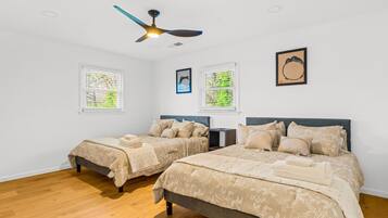 4 chambres, fer et planche à repasser, Wi-Fi, literie fournie