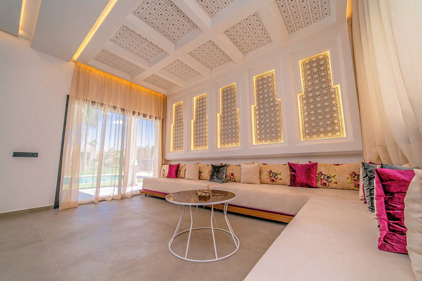 Villa de lujo, vistas al jardín | Interior