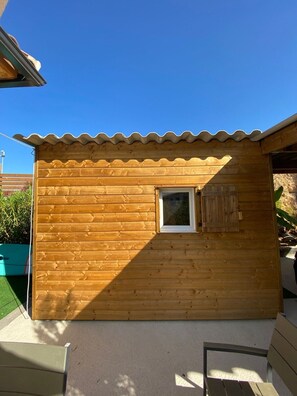Terrace/patio - Superb apartment with view of the Sanguinaires and private pool (Pietrosella)