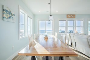 Dining - Gulf front, private pool, elevator, north Cape, pets, beach gear included! (Port St Joe)