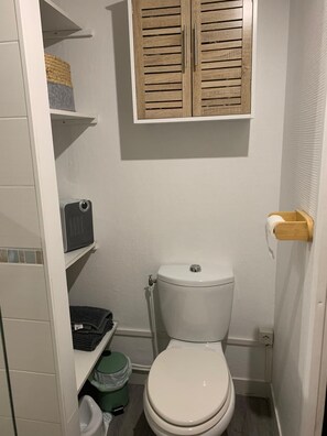 Shower, hair dryer, towels, toilet paper - Cosy Norman cottage with garden, swimming pool and private parking. (Cabourg)
