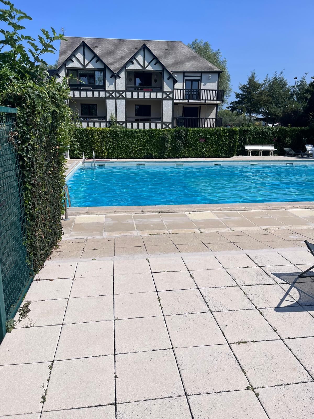 Piscine extérieure, piscine chauffée