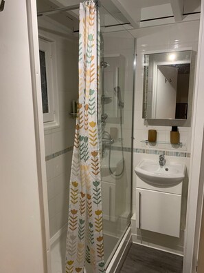 Shower, hair dryer, towels, toilet paper - Cosy Norman cottage with garden, swimming pool and private parking. (Cabourg)
