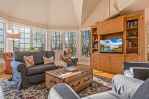 House, Multiple Beds, Kitchen, Garden View (Town & Tide) | Living area - Town & Tide Home for 8 (Kennebunkport)