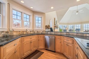 House, Multiple Beds, Kitchen, Garden View (Town & Tide) | Private kitchen - Town & Tide Home for 8 (Kennebunkport)