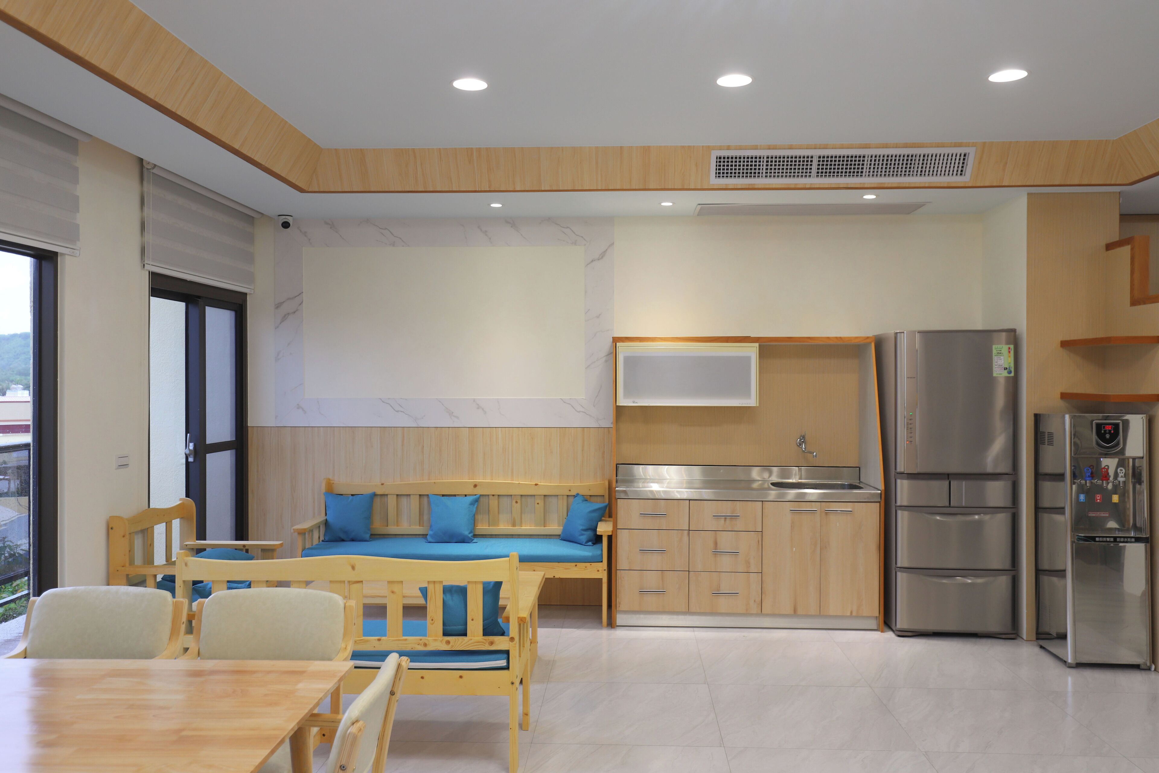 Zona de estar del vestíbulo