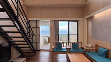 Suite estudio de lujo, vistas al mar | Wifi gratis