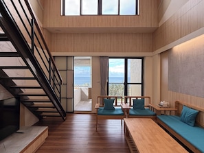 Suíte estúdio superluxo, vista para o oceano | Wi-Fi de cortesia