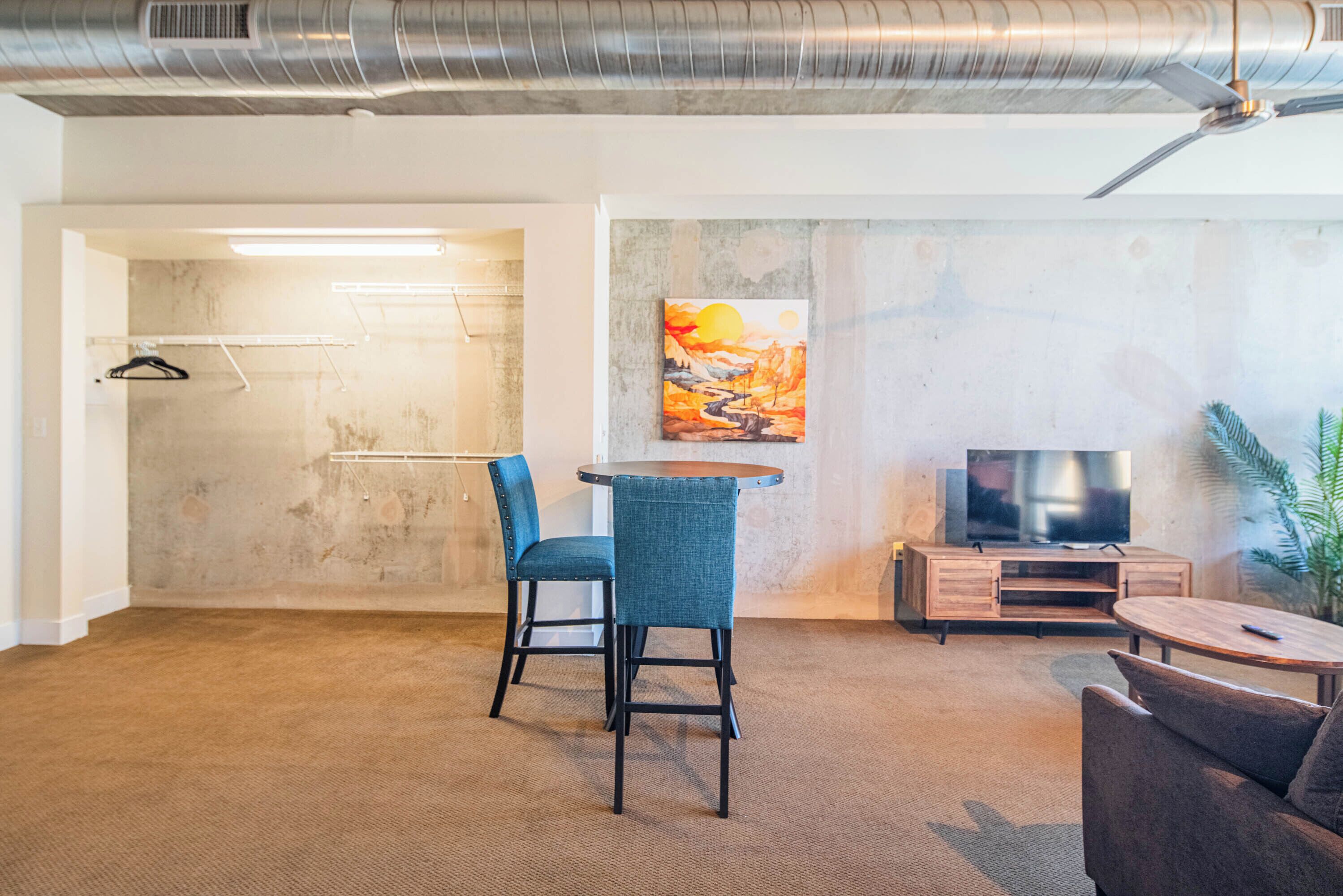 TV connectée, cheminée