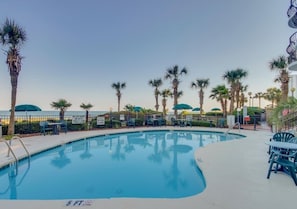 Pool - Palms Resort #1704: 2 BR, 2.5 BA Condominium in Myrtle Beach, Sleeps 6 (Myrtle Beach)