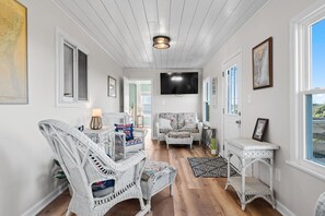 Smart TV - Serenity Now: Spacious 4BR Beach House in Caswell Beach, Oak Island (Oak Island)