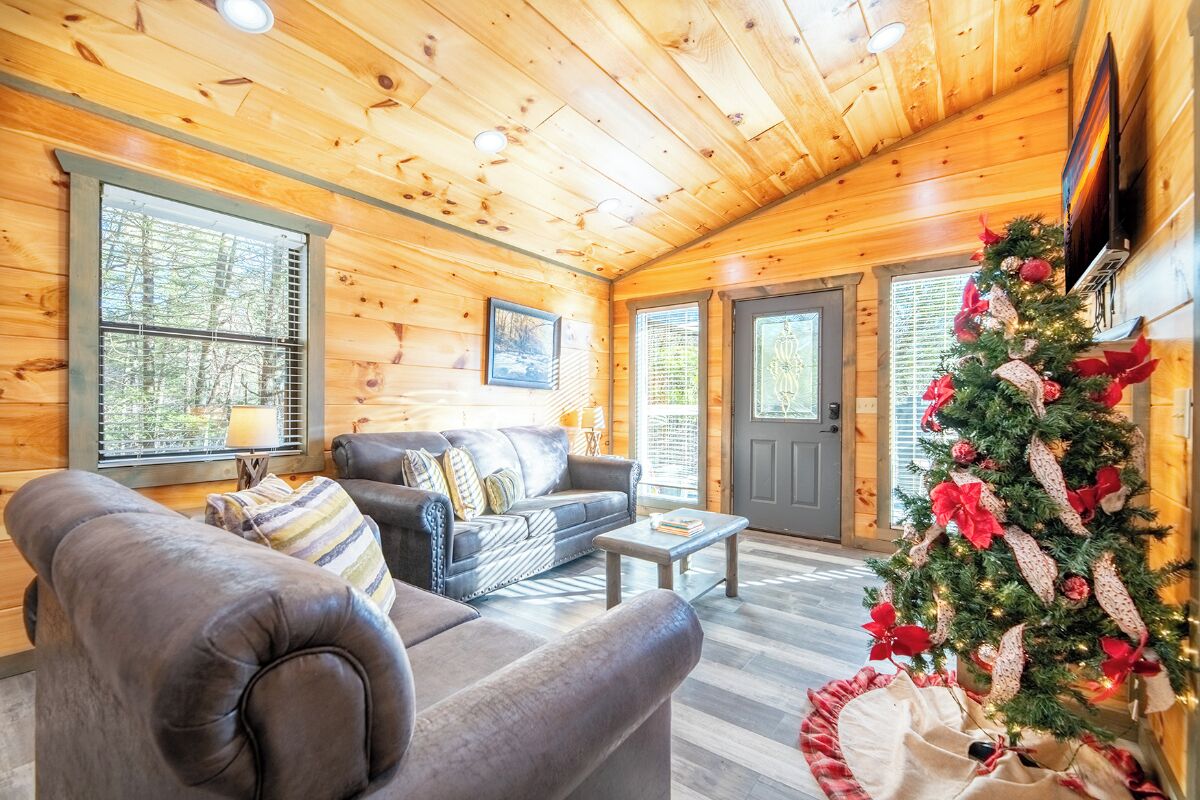 Televisie, een open haard en een dvd-speler