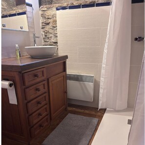 Dusche, Handtücher, Seife, Toilettenpapier