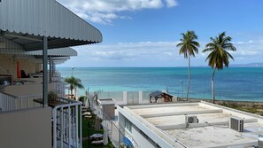 Terrace/patio - 1BR beachfront stay with walk-out beach access and kayak (Cabo Rojo)