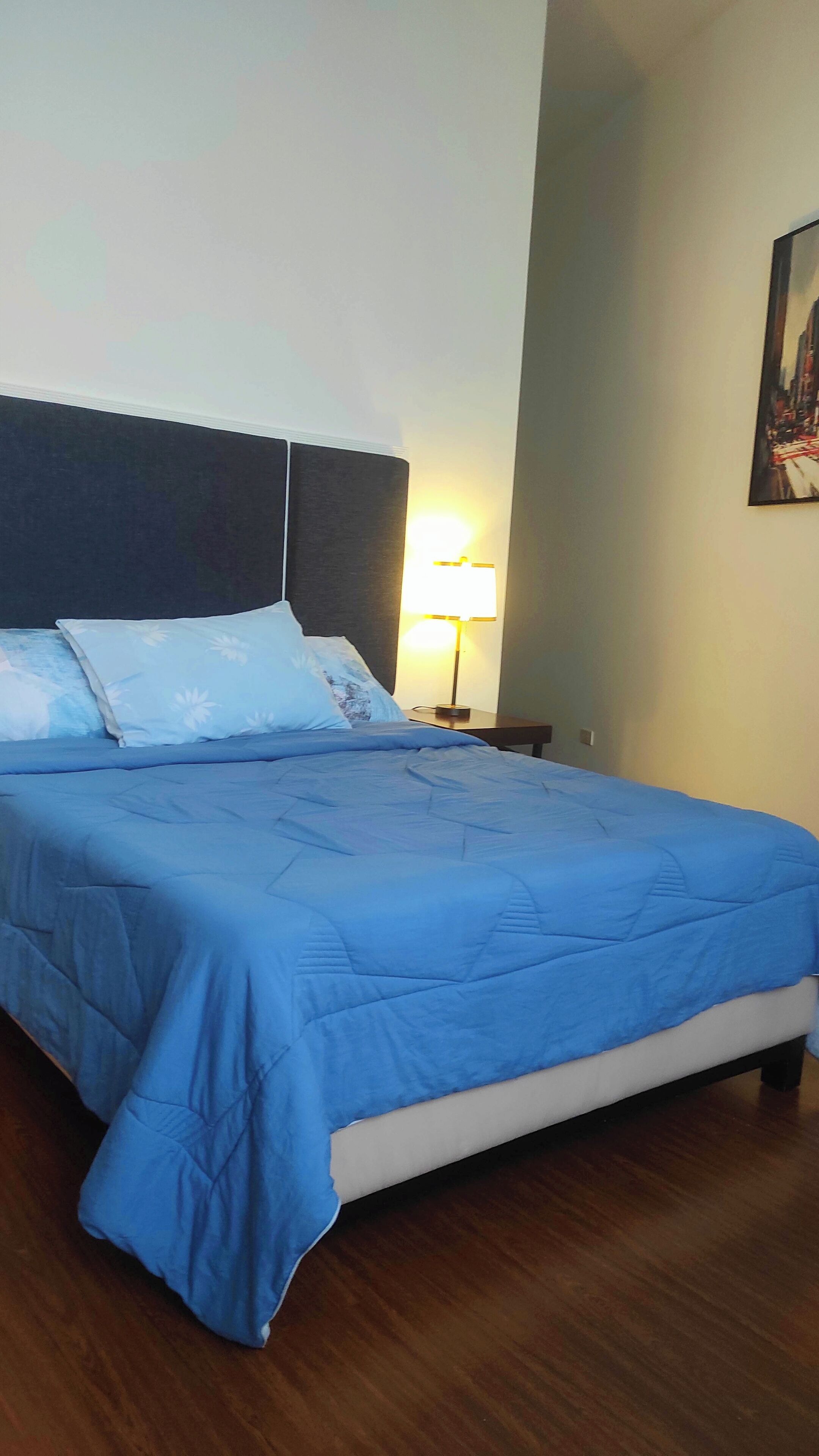 2 bedrooms, iron/ironing board, internet, bed sheets