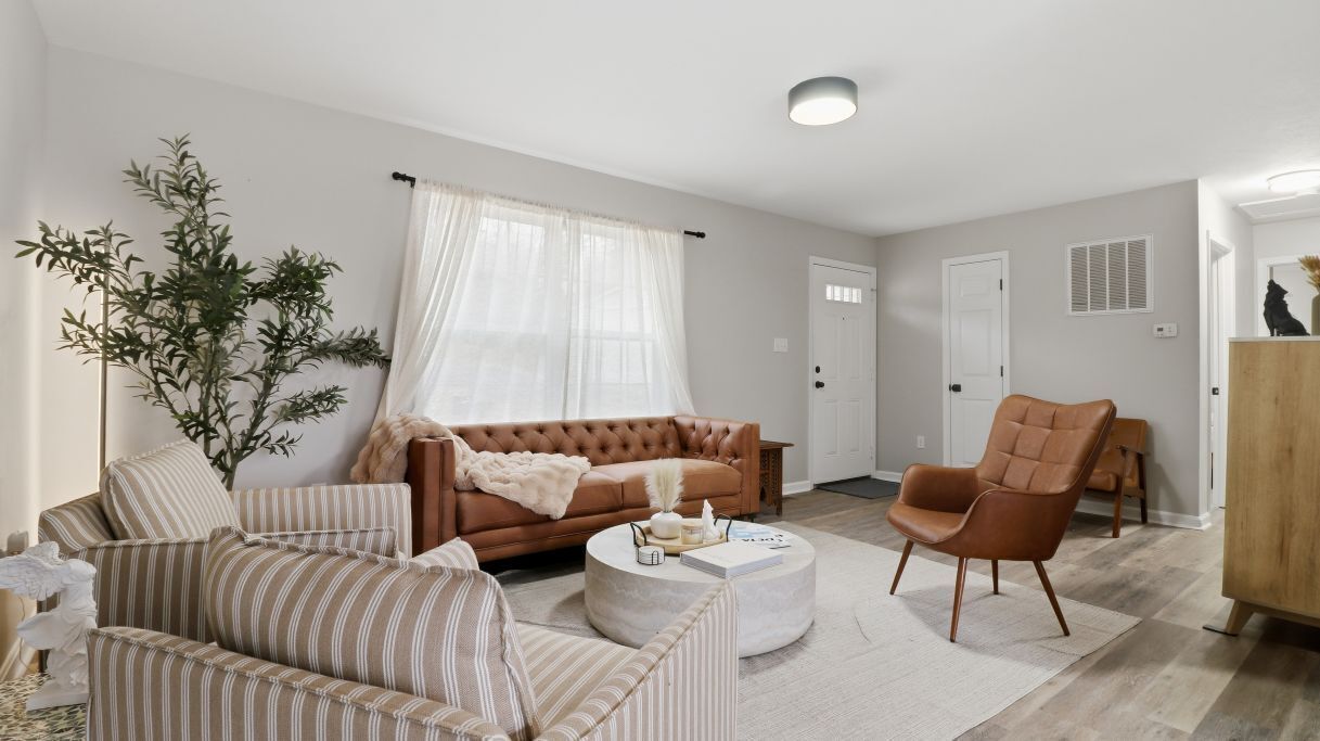 TV connectée, cheminée, livres