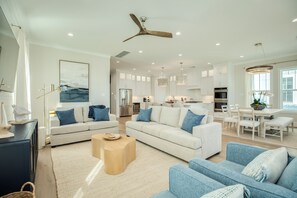 TV - Beautiful Second Row Beachside Home - Steps from Sand & Surf (Galveston)