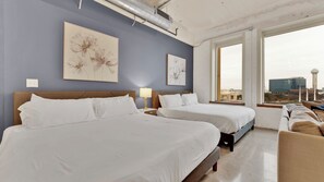 1 slaapkamer, een strijkplank/strijkijzer, wifi, beddengoed