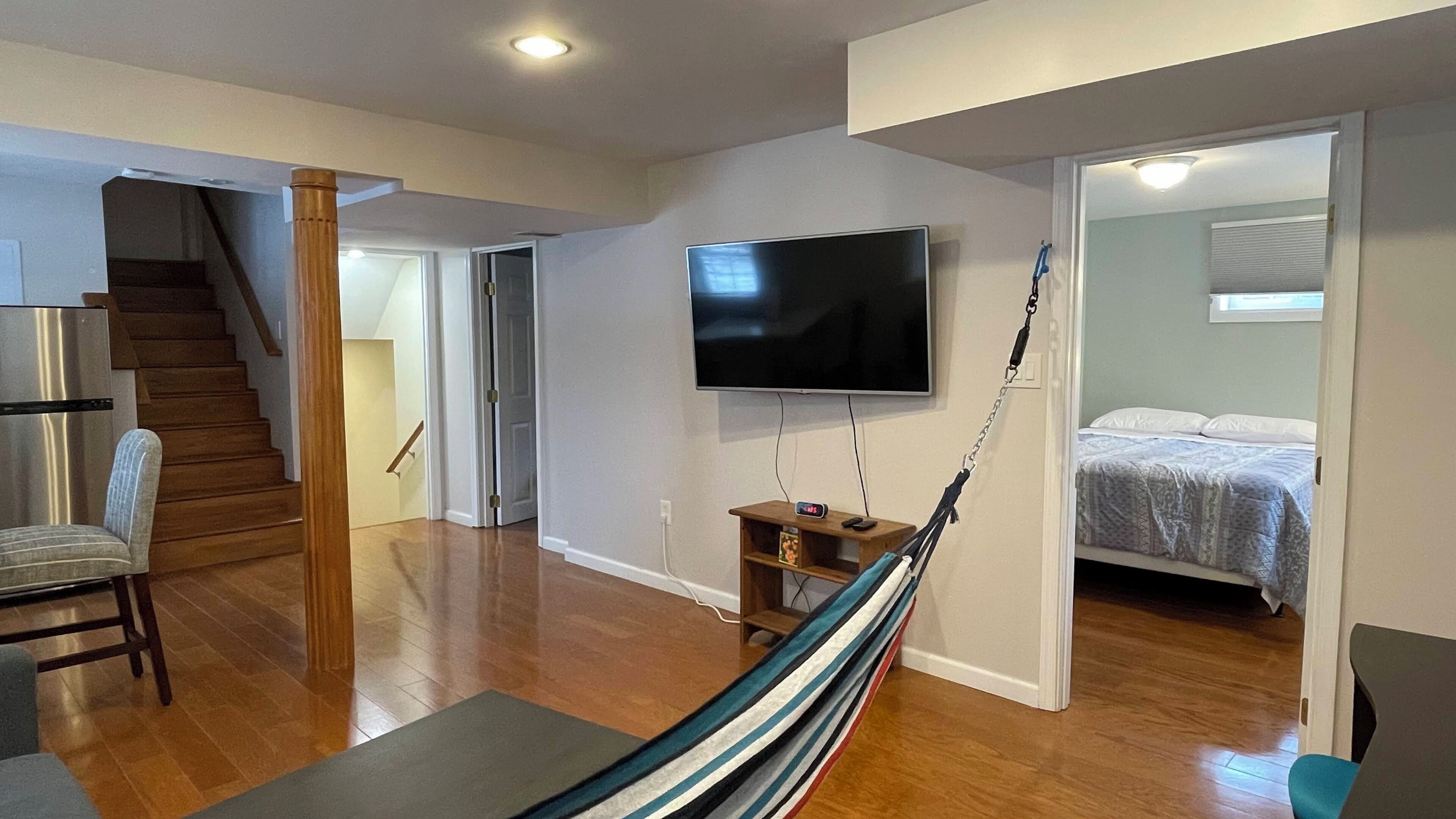 2 chambres, fer et planche à repasser, Wi-Fi, draps fournis