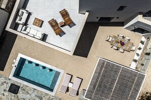 Pool - Elenitsa Villa with a private pool (Paros)