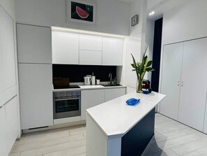 Fridge, microwave, oven, stovetop - Hyper Center, 2 PP, Place Masséna,Beach: 7min,AC (Nice)