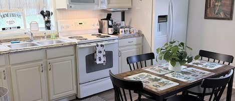 Microwave, oven, stovetop