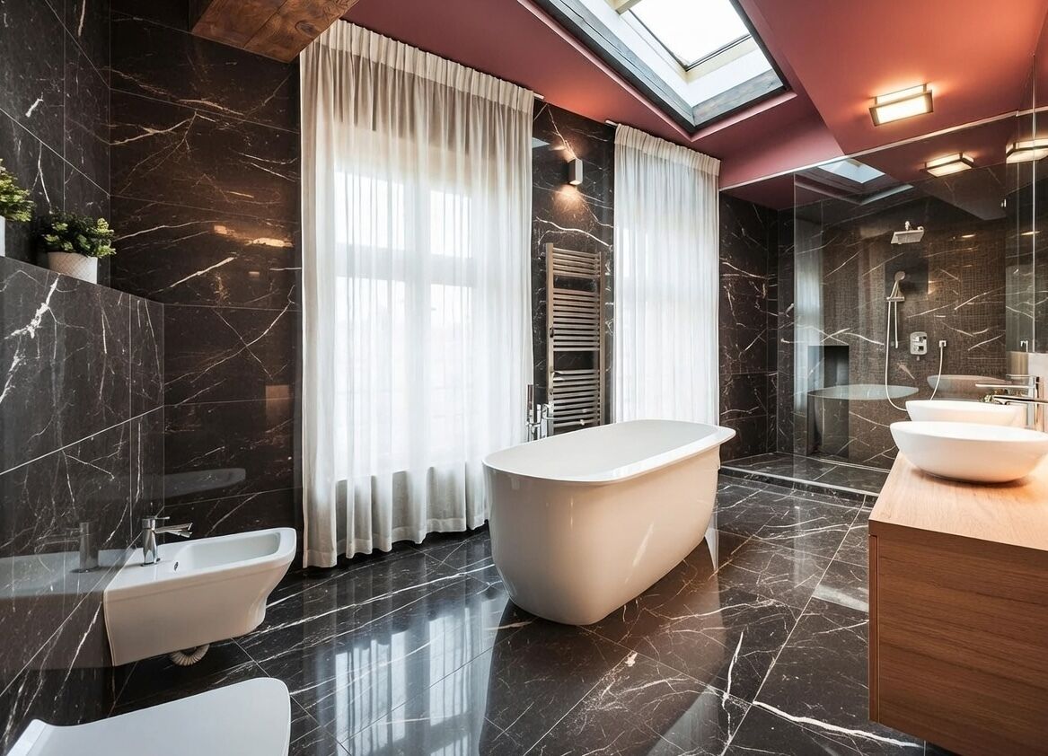 Executive Apartment | Bathroom | Combined shower/tub, free toiletries, hair dryer, slippers