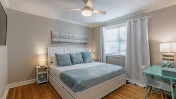 2 chambres, fer et planche Ă repasser, Wi-Fi, draps fournis