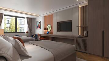 Superior Double Room, Mountain View | Desk, laptop workspace, free WiFi