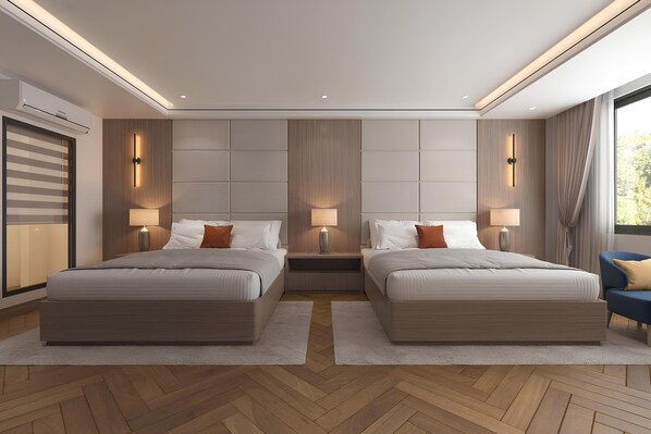 Superior Double Room, Mountain View | Egyptian cotton sheets, premium bedding, down comforters - Binh Minh Sapa Hotel (Sa Pa)