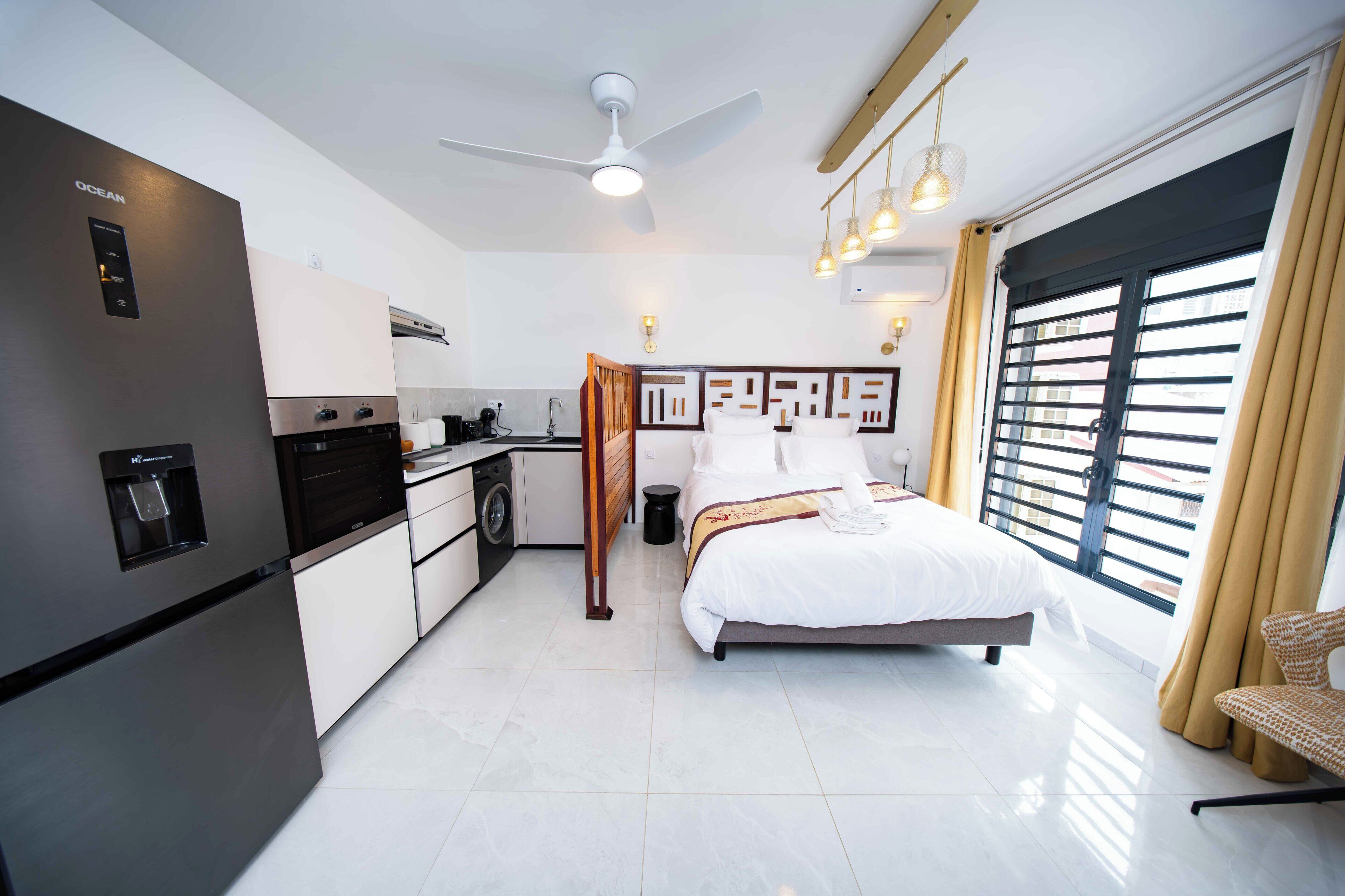 Deluxe studio, 1 queensize bed, niet-roken, kitchenette | Gratis wifi