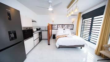 Deluxe studio, 1 queensize bed, niet-roken, kitchenette | Gratis wifi