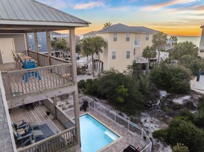 Pool - Gulf Views from Deck! Private Pool! Dogs Allowed! Gas Grill! (Port St. Joe)