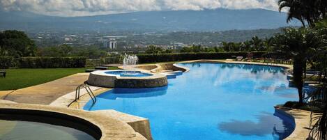Indoor pool, a heated pool