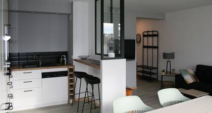 L'Escale Dieppoise, 3 chambres, avec parking privé ! Hyper centre de Dieppe.