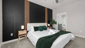 2 bedrooms, iron/ironing board, travel crib, WiFi