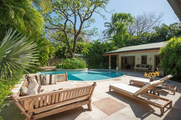 Pool - Casa Este Oeste | Tropical Escape | Steps to Beach (Playa Guiones)